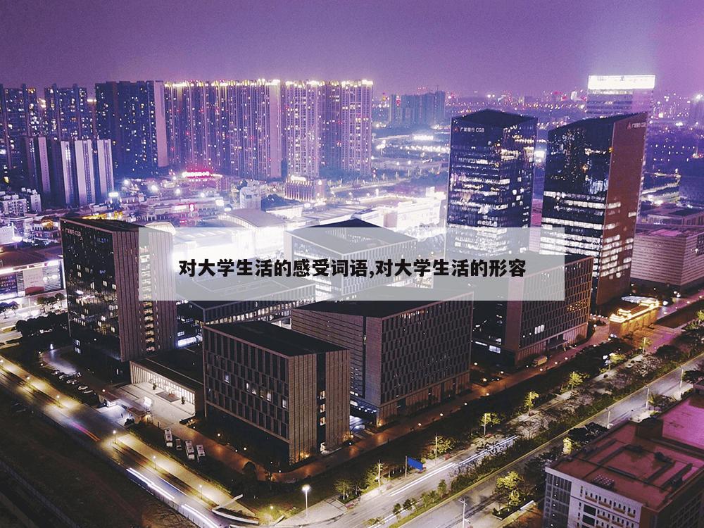 对大学生活的感受词语,对大学生活的形容